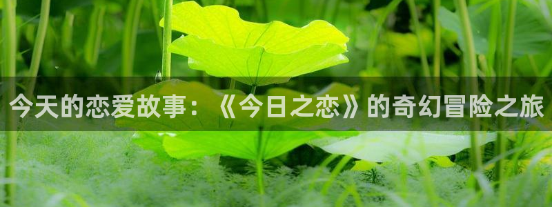 辣妹里番动漫：今天的恋爱故事：《今日之恋》的奇幻冒险之旅